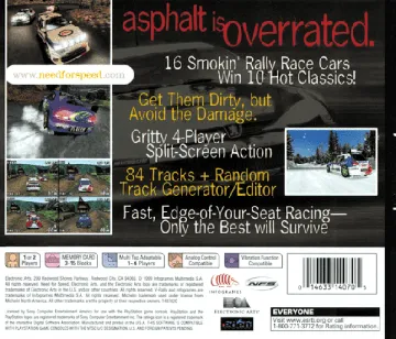 Need for Speed - V-Rally 2 (US) box cover back